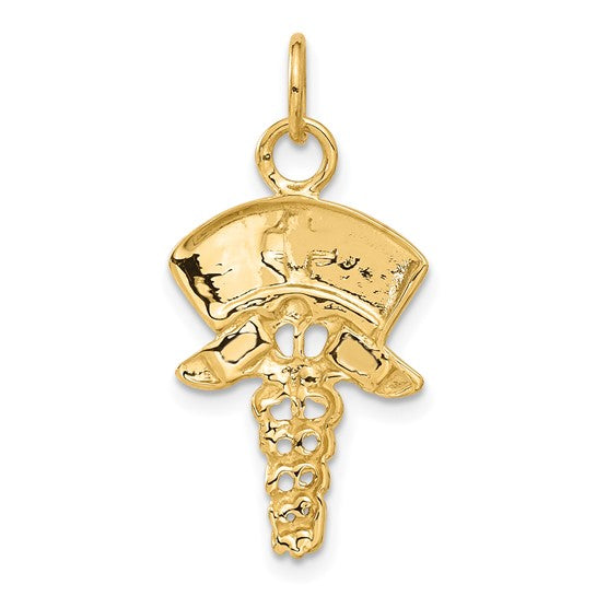 10kt Yellow Gold Nurse Symbol Charm