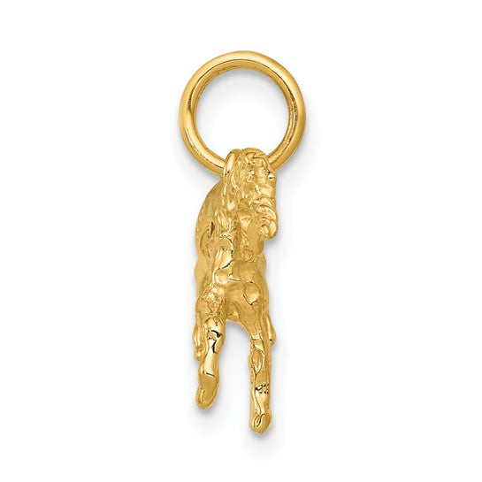 10kt Yellow Gold Unicorn Charm