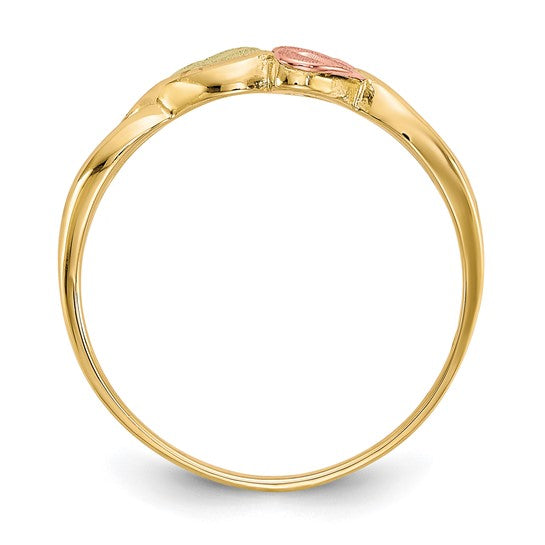 10kt Tri-color Black Hills Gold Ring