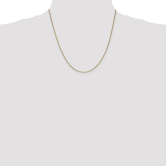 10kt Yellow Gold 1mm Box Chain
