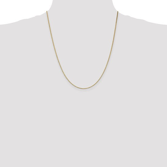 10kt Yellow Gold 1.1mm Box Chain