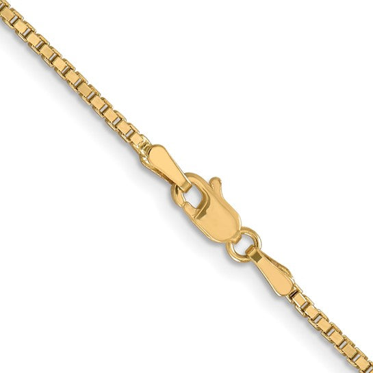 10kt Yellow Gold 1.5mm Box Chain