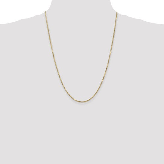 10kt Yellow Gold 1.5mm Box Chain