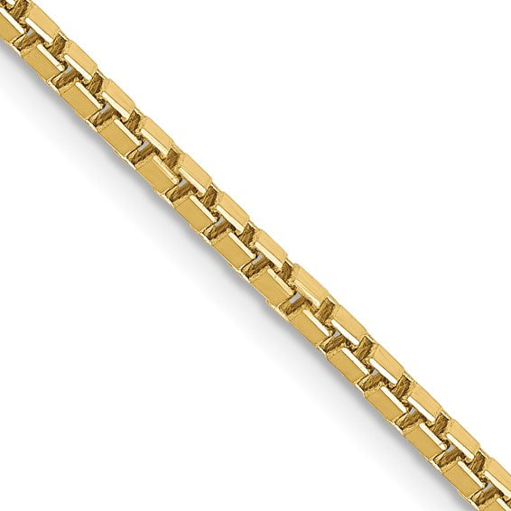 10kt Yellow Gold 1.9mm Box Chain