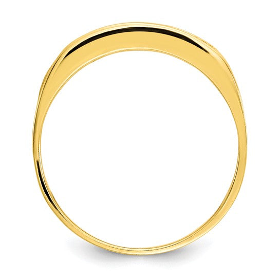 10kt yellow Gold CZ Polished Child's Ring