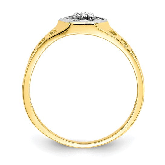 10kt Yellow Gold CZ Child's Ring