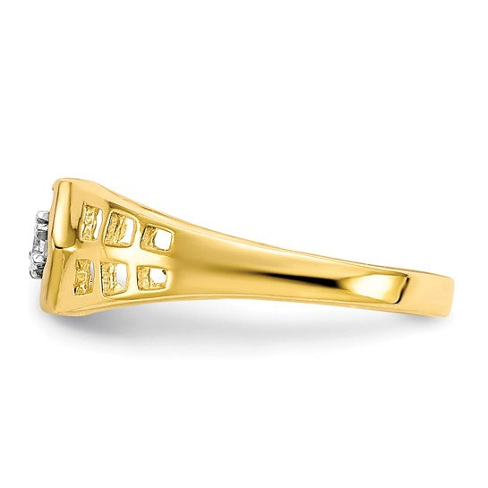 10kt Yellow Gold CZ Child's Ring