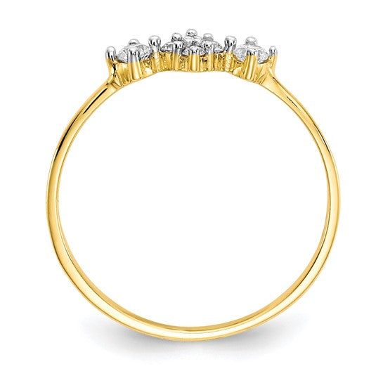 10kt Yellow Gold CZ Ring