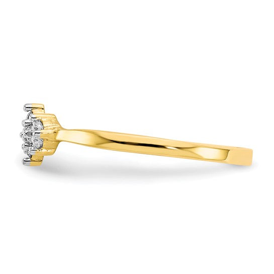 10kt Yellow Gold CZ Ring