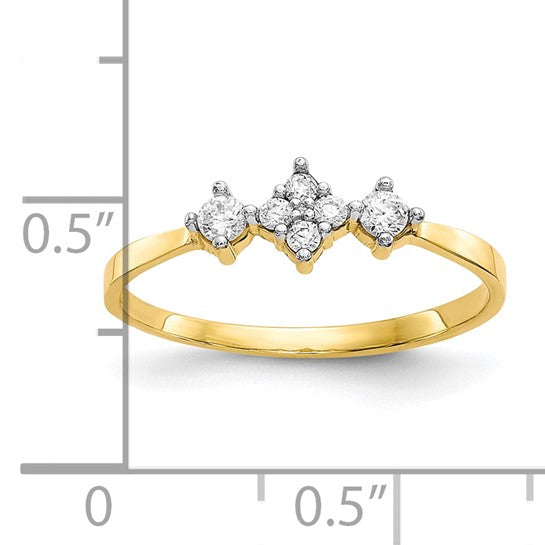 10kt Yellow Gold CZ Ring