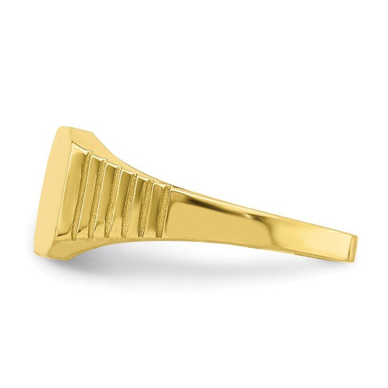 10KT Yellow Gold Signet Baby Ring