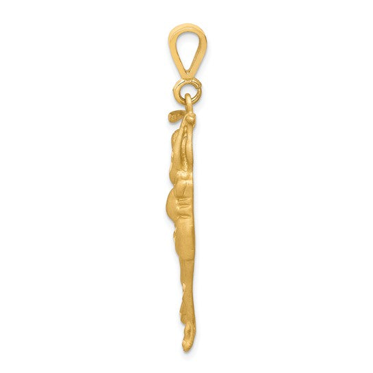 10KT Yellow Gold Golfer Charm
