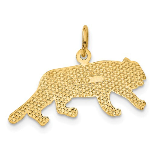 10kt Yellow Gold Tiger Charm