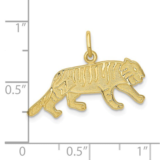 10kt Yellow Gold Tiger Charm