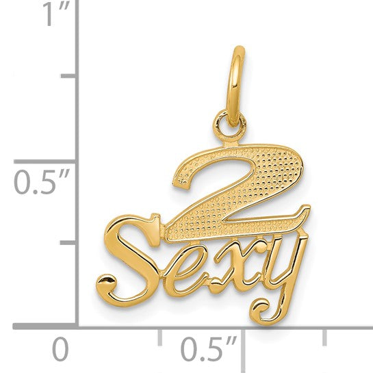 10kt Yellow Gold Talking - 2 SEXY Charm