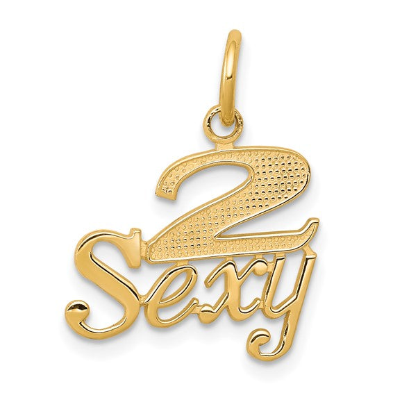 10kt Yellow Gold Talking - 2 SEXY Charm