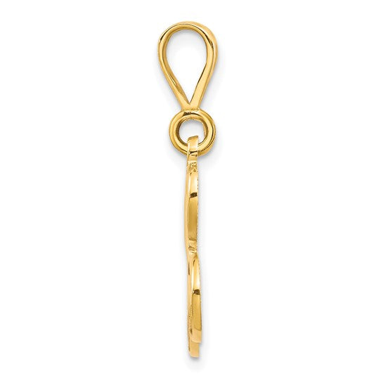 10kt Yellow Gold Initial L Pendant