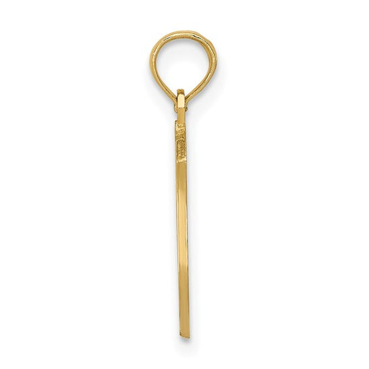 10kt Yellow Gold Police Badge Pendant