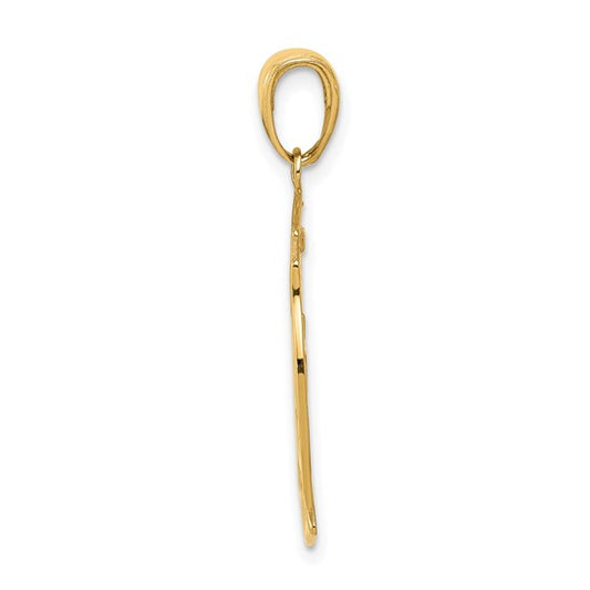 10kt Yellow Gold FD MEMBER in Shield Pendant