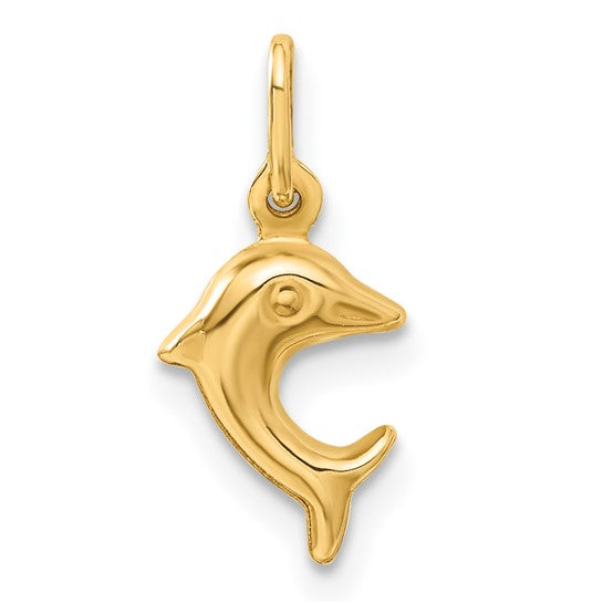 10kt Yellow Gold Dolphin Charm