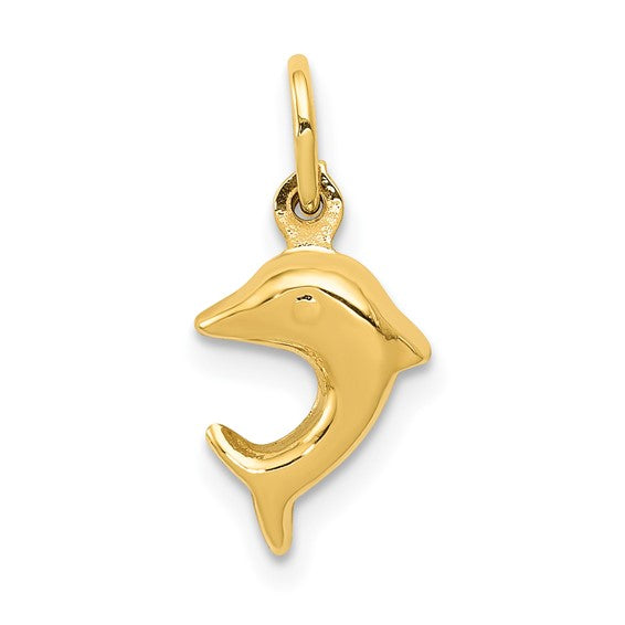 10kt Yellow Gold Dolphin Charm