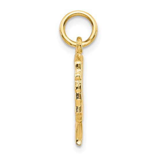 10kt Yellow Gold Solid Bust of Nefertiti Charm