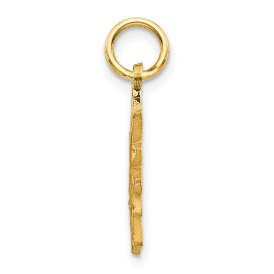 10kt Yellow Gold Sun Charm
