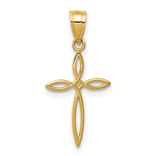 10kt Yellow Gold Passion Cross Charm
