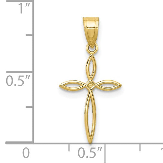 10kt Yellow Gold Passion Cross Charm