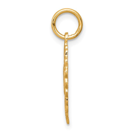 10kt Yellow Gold Heart Charm