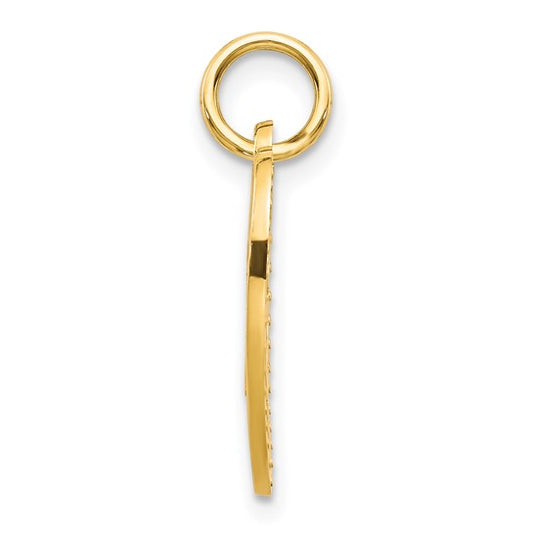 10KT Yellow Gold SUPER MOM Charm