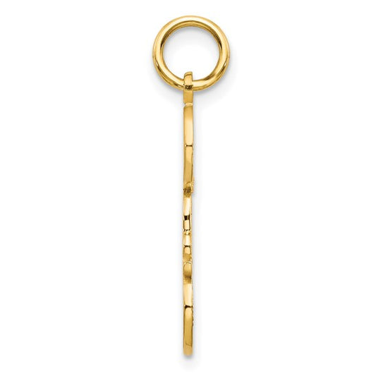 10KT Yellow Gold DAD Charm