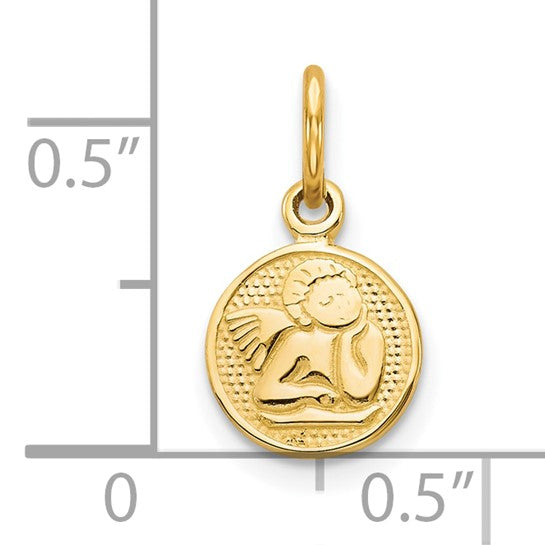 10kt Yellow Gold Angel Charm