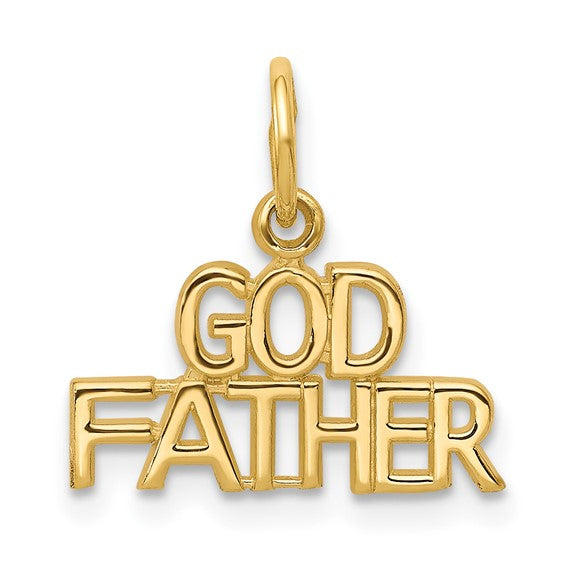 10kt Yellow Gold GODFATHER Charm
