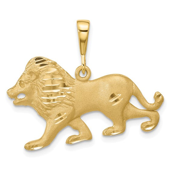 10kt Yellow Gold Lion Charm