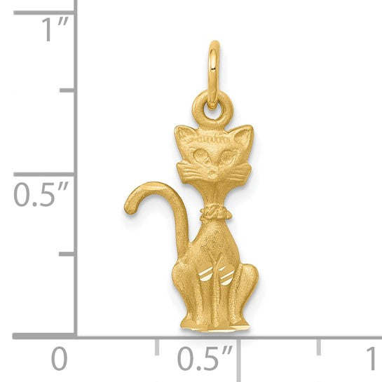10kt Yellow Gold Tom Cat Charm