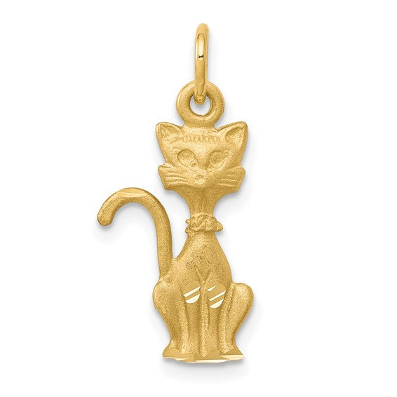 10kt Yellow Gold Tom Cat Charm