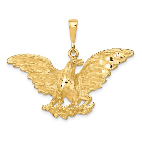 10kt Yellow Gold Eagle Charm