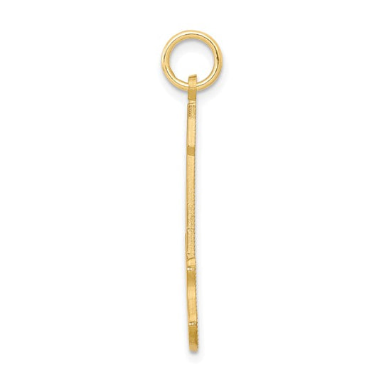 10kt Yellow Gold Guitar Charm