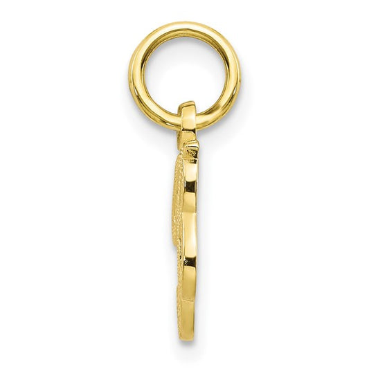10KT Yellow Gold Initial B Charm