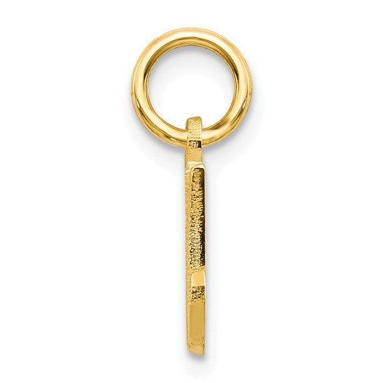10kt Yellow Gold Initial M Charm