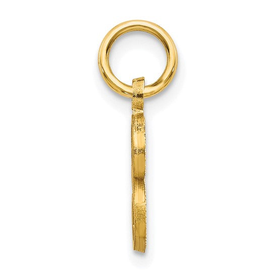 10kt Yellow Gold Initial S Charm