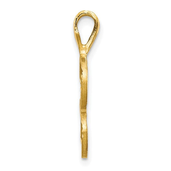 10kt Yellow Gold Initial S Pendant