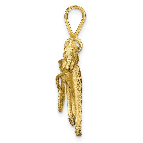10KT Yellow Gold Horse Racing Charm