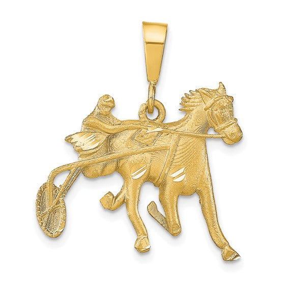 10KT Yellow Gold Horse Racing Charm