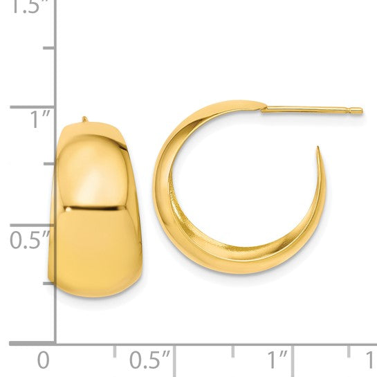 10kt Yellow Gold Small Hoop Earrings