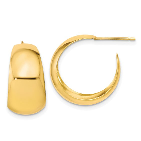 10kt Yellow Gold Small Hoop Earrings