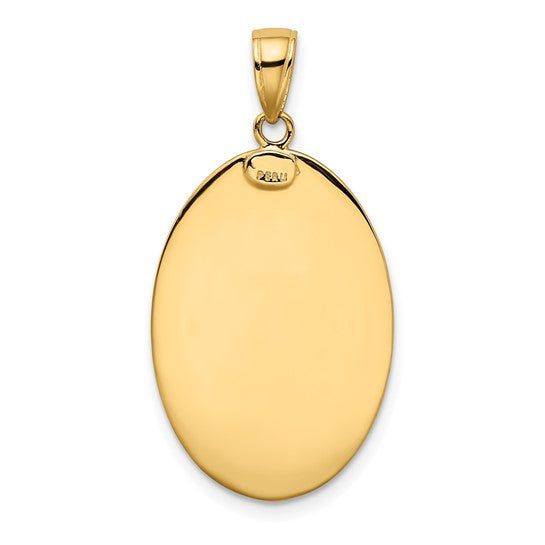 10kt Yellow Gold Saint Christopher Medal Pendant