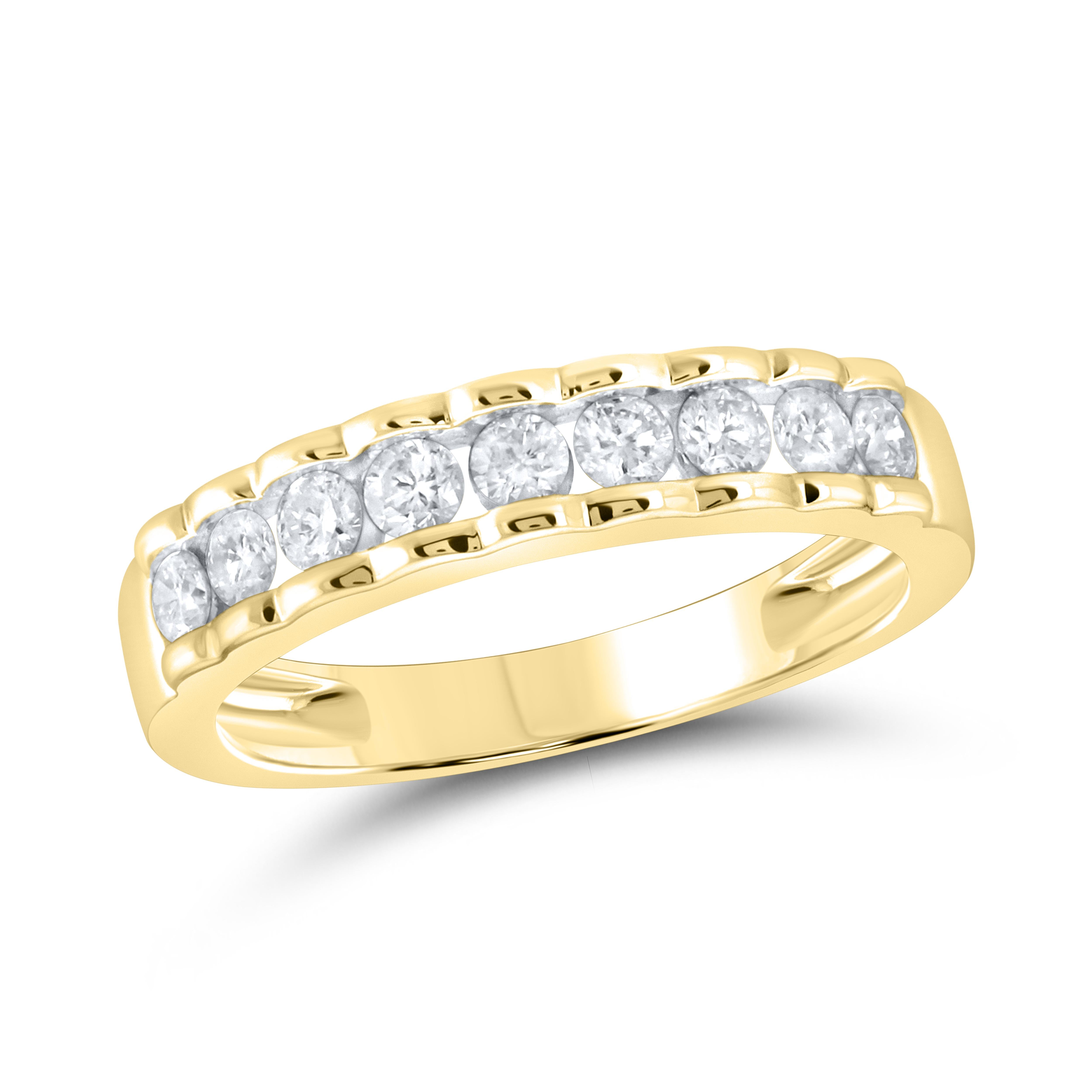 14kt yellow gold 0.52 CTW LADIES Diamond Band