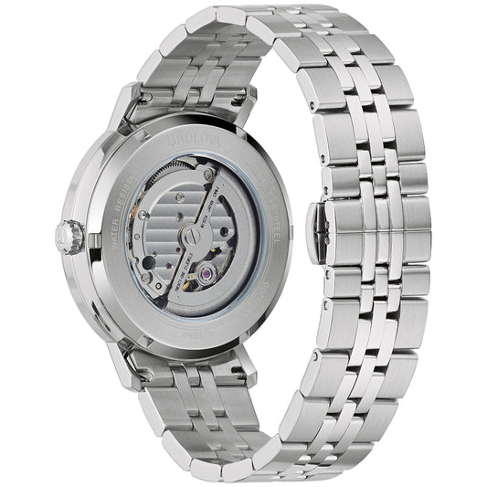 Bulova Aerojet Automatic Watch – Men’s Brown Dial, Stainless Steel